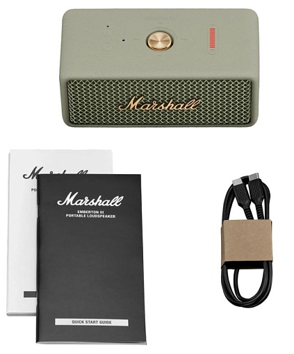 Портативная акустика Marshall Emberton III, зеленый