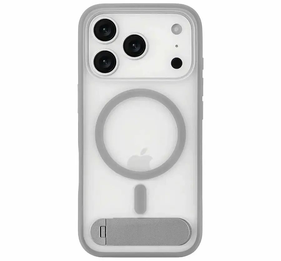 Чехол защитный uBear Stand 360 Mag Case для iPhone 17 Pro, серый