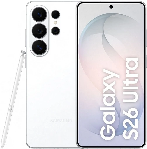 Смартфон Samsung Galaxy S26 Ultra 12/256 ГБ, белый (White)