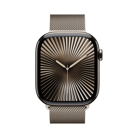 Apple Watch Series 10 46 мм, титановый бежевый